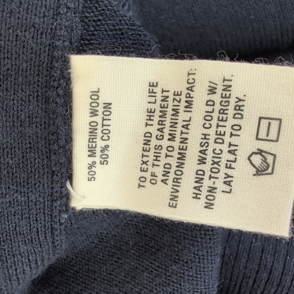 Alex Mill Navy Crew Neck Sweater - Picture 8 of 9
